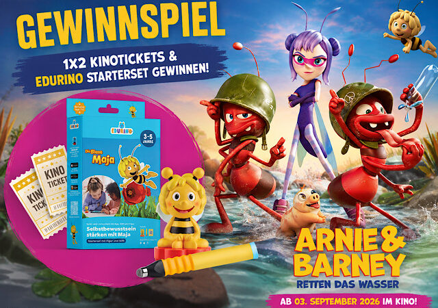 Gewinnspiel: ARNIE & BARNEY – RETTEN DAS WASSER