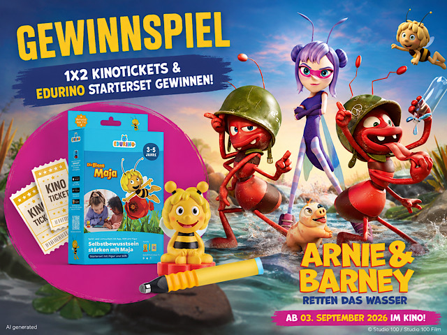 Gewinnspiel: ARNIE & BARNEY – RETTEN DAS WASSER