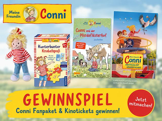 Gewinnspiel: Conni kommt ins Kino und ihr könnt ein tolles Fanpaket gewinnen
