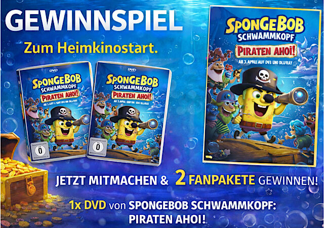 DVD Gewinnspiel: SPONGEBOB SCHWAMMKOPF: PIRATEN AHOI!