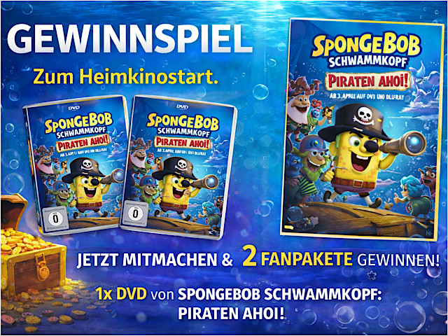DVD Gewinnspiel: SPONGEBOB SCHWAMMKOPF: PIRATEN AHOI!
