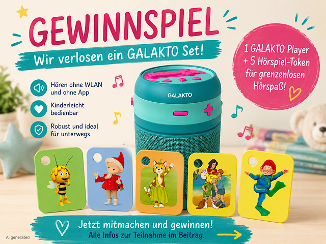 GALAKTO Player im Test: Hörspaß für Kinder ohne WLAN und App + Gewinnspiel