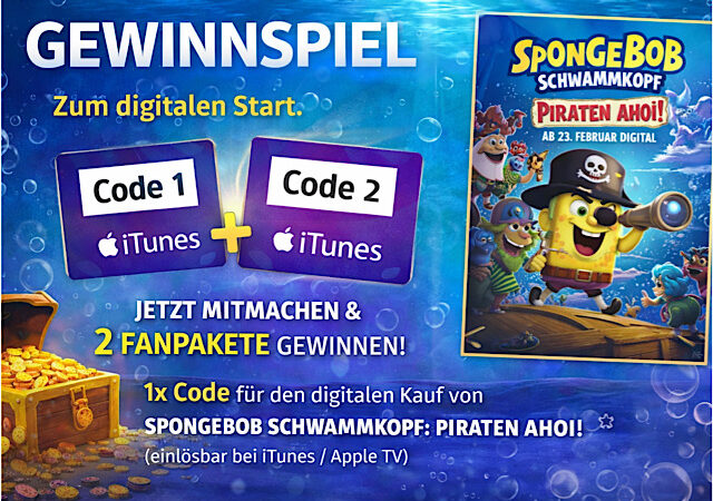 Gewinnspiel zum digitalen Start: SPONGEBOB SCHWAMMKOPF – PIRATEN AHOI!