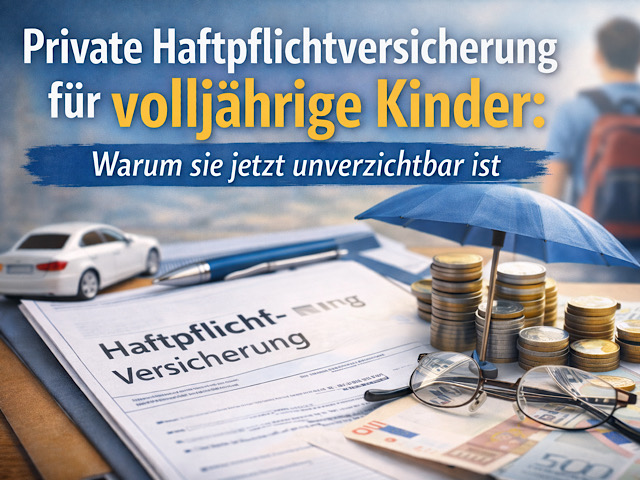 Private Haftpflichtversicherung für volljährige Kinder: Warum sie jetzt unverzichtbar ist