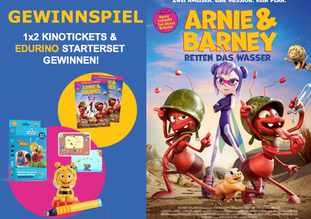 Gewinnspiel: ARNIE & BARNEY – RETTEN DAS WASSER