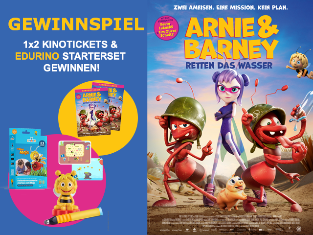 Gewinnspiel: ARNIE & BARNEY – RETTEN DAS WASSER