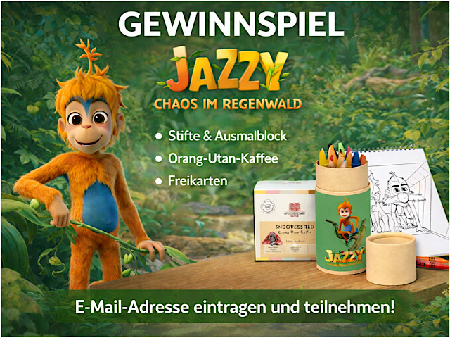 Gewinnspiel: JAZZY – Chaos im Regenwald