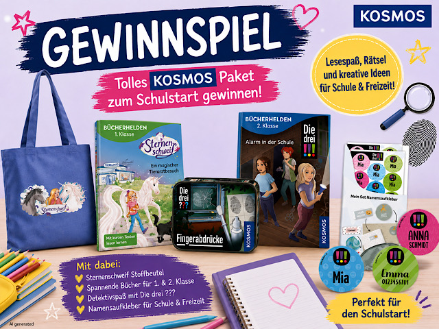 KOSMOS Schulstart Gewinnspiel