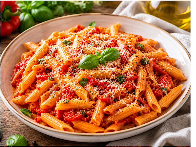 Pasta al Pomodoro – Cremige Tomatenpasta