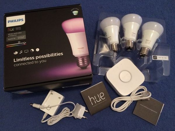 philips hue party lights google home