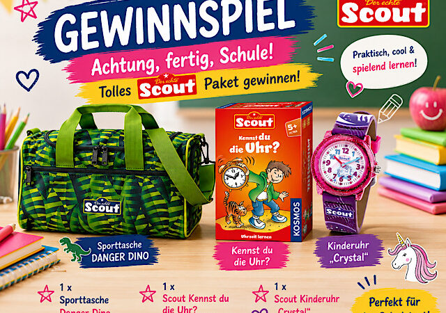 Scout Schulstart Gewinnspiel