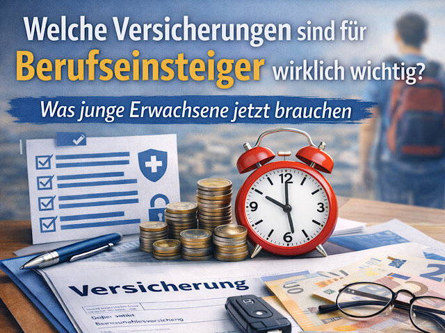 Welche Versicherungen sind für Berufseinsteiger wirklich wichtig?