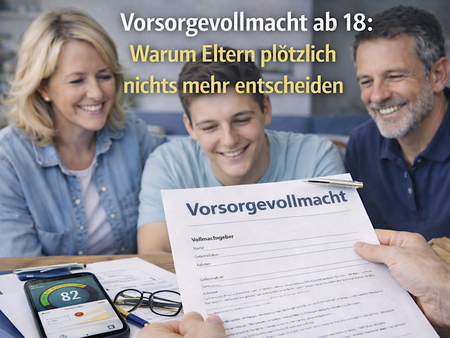 Vorsorgevollmacht ab 18: Warum Eltern plötzlich nichts mehr entscheiden dürfen