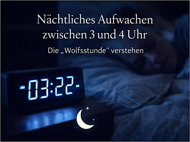Die „Wolfsstunde“: Warum wir zwischen 3 und 4 Uhr nachts wach werden (und was wirklich hilft)