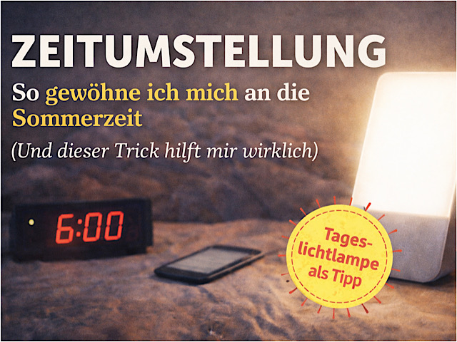 Zeitumstellung: So gewöhne ich mich an die Sommerzeit 